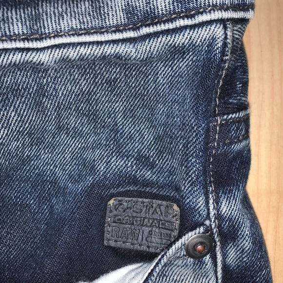 G-STAR RAW Attacc Straight Jeans Dark Aged Denim - Picture 13 of 14